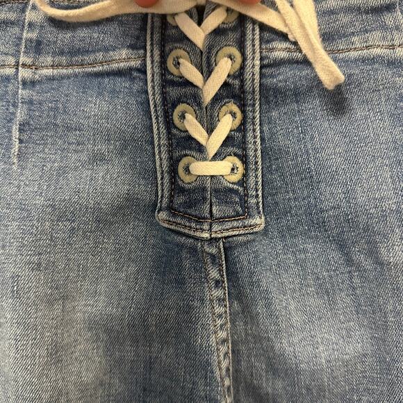 Mother Laced Hustler Ankle Jeans One Smart Cookie Wash‎ Boho Coastal Cowgirl 26 - Picture 8 of 11